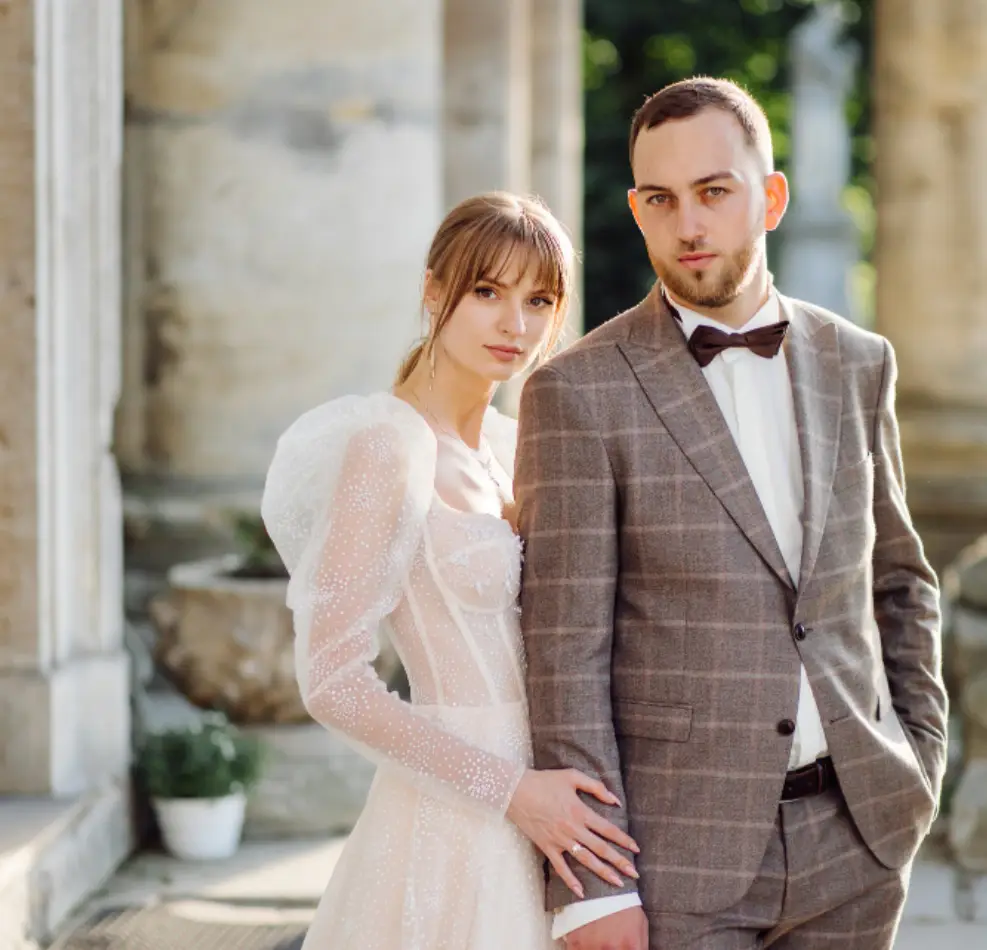 wedding suits and dress
